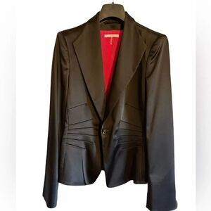NWOT Basler Tuxedo Jacket in black Satin sz 40